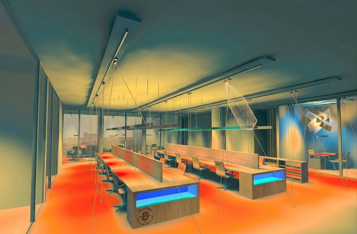 Rendering DIALux ufficio commerciale Barletta