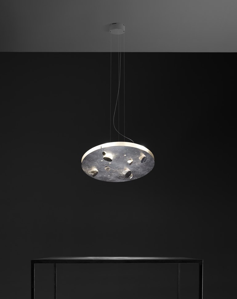 Sospensione Knikerboker Buchi a disco con i fori di luce